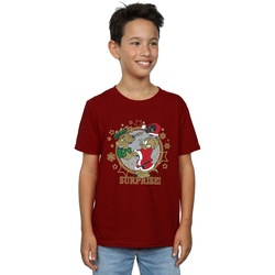 Vêtements Garçon T-shirts manches courtes Dessins Animés Christmas Surprise Multicolore