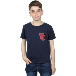 Vêtements Garçon T-shirts manches courtes Dessins Animés Collegiate Logo Bleu