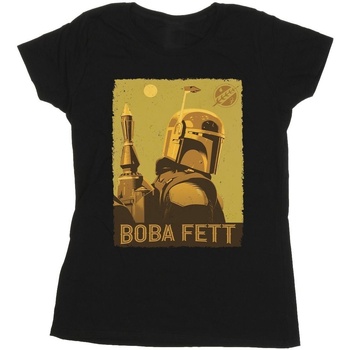 Vêtements Femme T-shirts manches longues Disney The Book Of Boba Fett Planetary Stare Noir