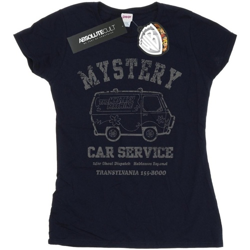 Vêtements Femme T-shirts manches longues Scooby Doo Mystery Car Service Bleu