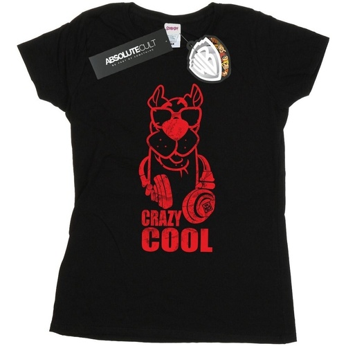 Vêtements Femme T-shirts manches longues Scooby Doo Crazy Cool Noir