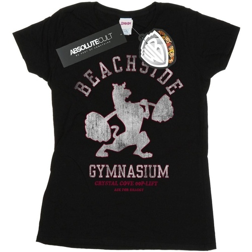 Vêtements Femme T-shirts manches longues Scooby Doo Beachside Gymnasium Noir