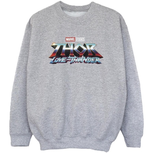 Vêtements Garçon Sweats Marvel Thor Love And Thunder Logo Gris