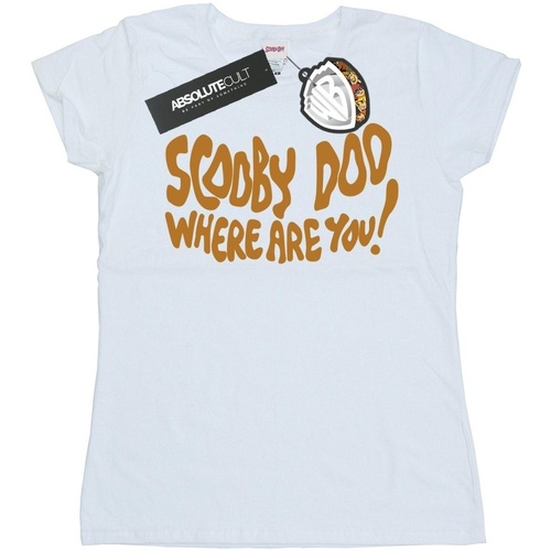 Vêtements Femme T-shirts manches longues Scooby Doo Where Are You Spooky Blanc
