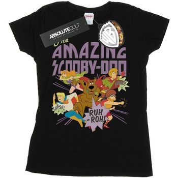 Vêtements Femme T-shirts manches longues Scooby Doo The Amazing Scooby Noir