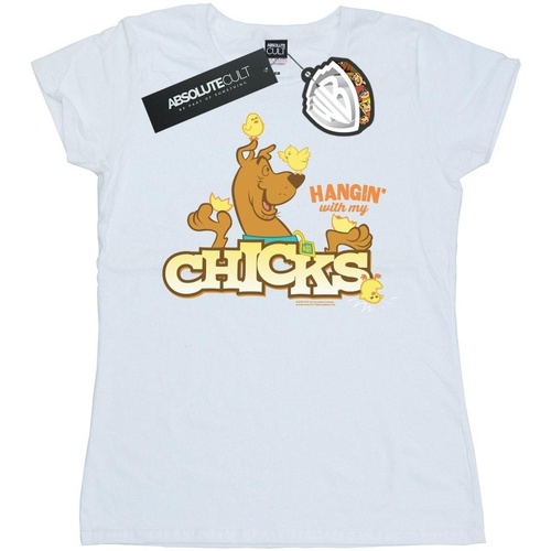 Vêtements Femme T-shirts manches longues Scooby Doo Hangin With My Chicks Blanc