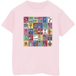 Vêtements Garçon T-shirts manches courtes Dessins Animés Grid Squares Rouge