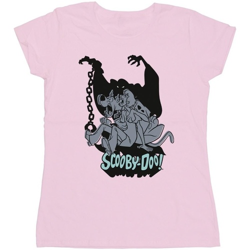 Vêtements Femme T-shirts manches longues Scooby Doo Scared Jump Rouge