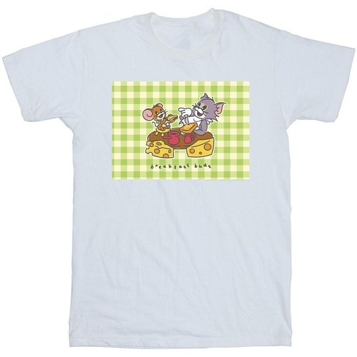 Vêtements Garçon T-shirts manches courtes Dessins Animés Breakfast Buds Blanc