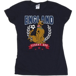 Vêtements Femme T-shirts manches longues Scooby Doo England Football Bleu