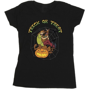 Vêtements Femme T-shirts manches longues Scooby Doo Trick Or Treat Noir