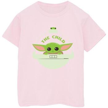 Vêtements Fille T-shirts manches longues Disney The Mandalorian The Child And Frog Rouge