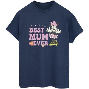 Vêtements Femme T-shirts manches longues Disney Best Mum Ever Bleu