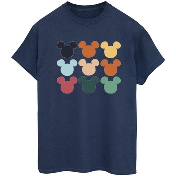 Disney Mickey Mouse Heads Square Bleu