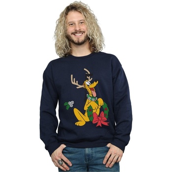Vêtements Homme Sweats Disney Pluto Christmas Reindeer Bleu