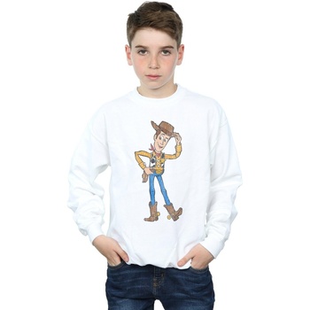 Vêtements Garçon Sweats Disney Toy Story 4 Sheriff Woody Pose Blanc