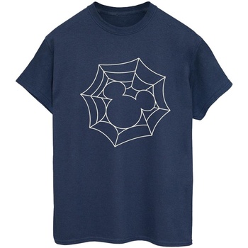 Vêtements Femme T-shirts manches longues Disney Mickey Mouse Spider Web Bleu