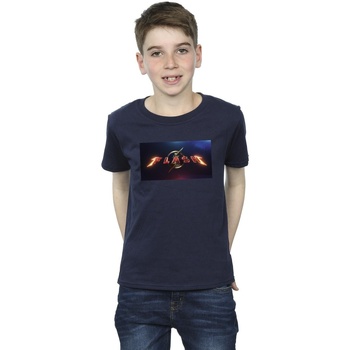 Vêtements Garçon T-shirts manches courtes Dc Comics The Flash Movie Logo Bleu