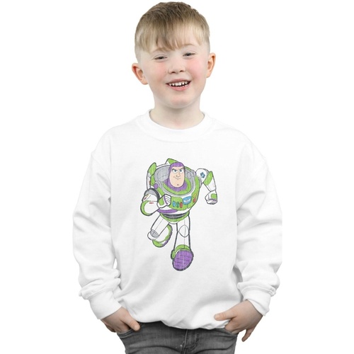 Vêtements Garçon Sweats Disney Toy Story 4 Classic Buzz Lightyear Blanc