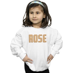 Vêtements Fille Sweats Disney The Rise Of Skywalker Rose Text Logo Blanc