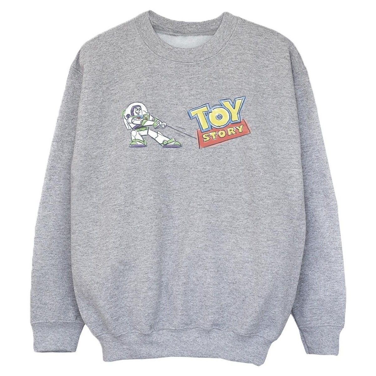 Vêtements Garçon Sweats Disney Toy Story Buzz Pulling Logo Gris