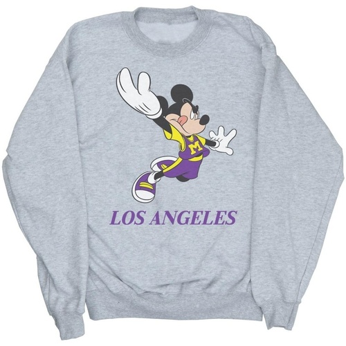 Vêtements Homme Sweats Disney Mickey Mouse Los Angeles Gris