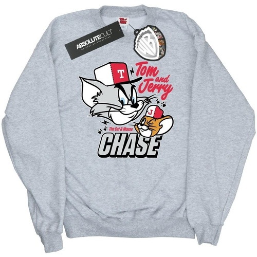 Vêtements Fille Sweats Dessins Animés Cat & Mouse Chase Gris
