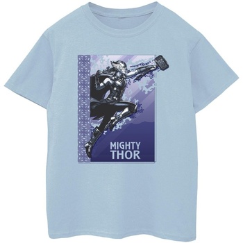 Vêtements Garçon T-shirts & Polos Marvel Thor Love And Thunder Mighty Thor Bleu