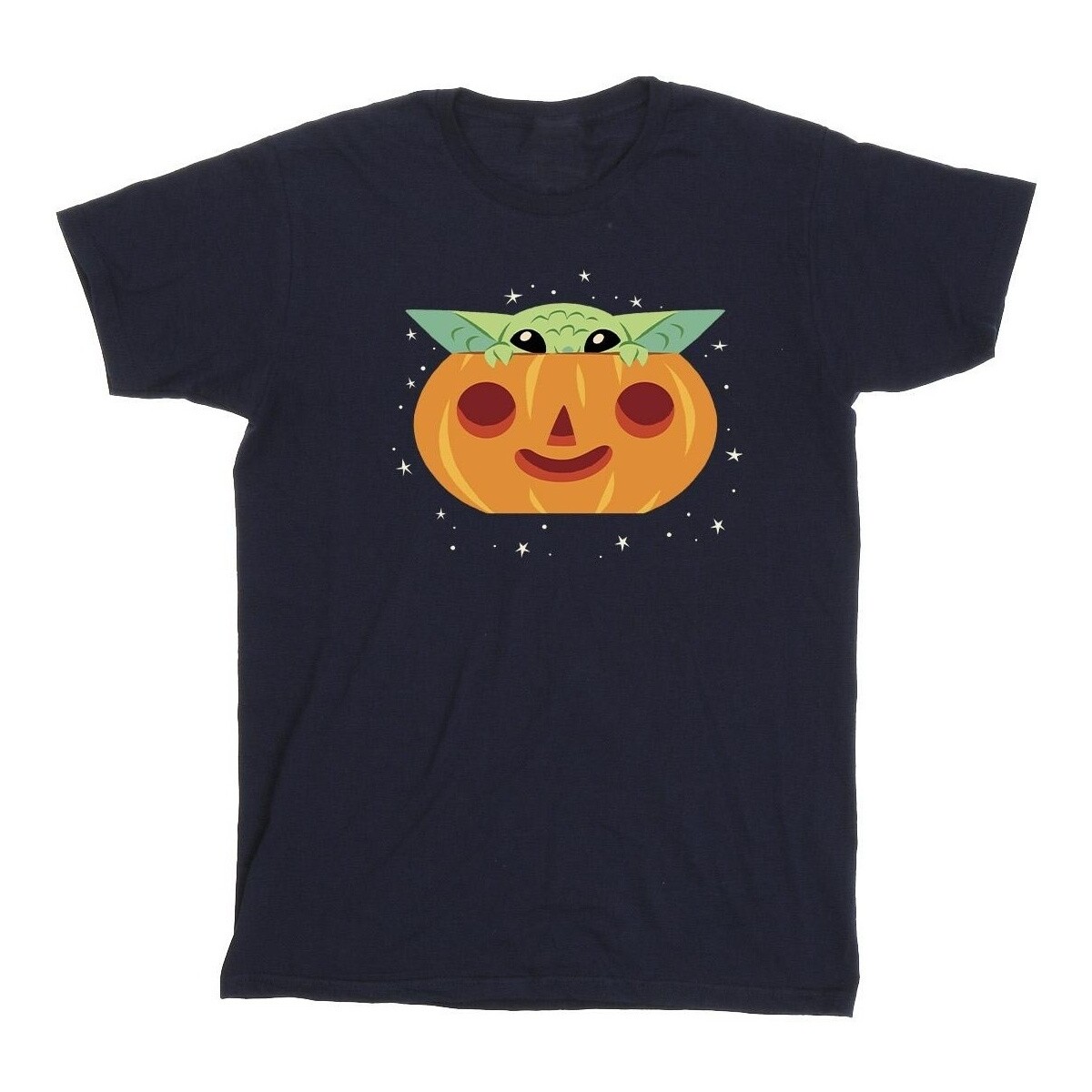 Vêtements Fille T-shirts manches longues Disney The Mandalorian Grogu Pumpkin Bleu