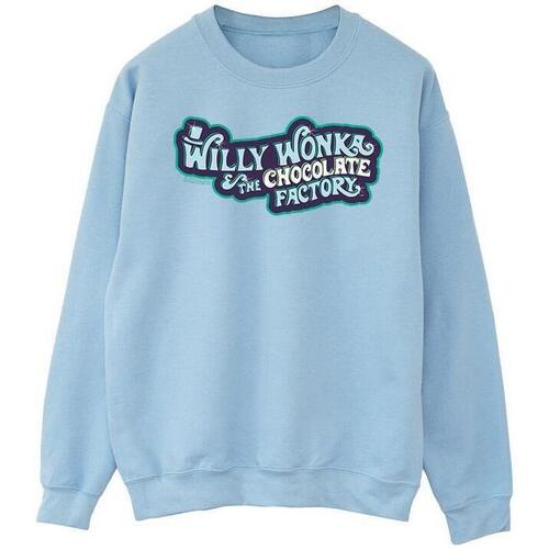 Vêtements Garçon Sweats Willy Wonka Chocolate Factory Logo Bleu