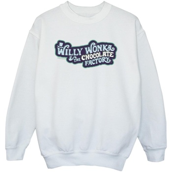 Vêtements Garçon Sweats Willy Wonka Chocolate Factory Logo Blanc