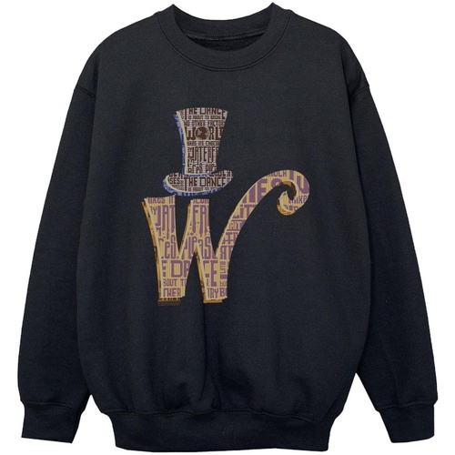 Vêtements Garçon Sweats Willy Wonka W Logo Hat Noir
