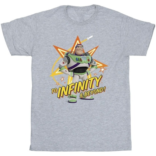 Vêtements Garçon T-shirts manches courtes Disney Toy Story Buzz To Infinity Gris