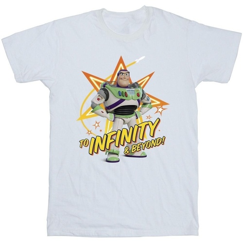 Vêtements Garçon T-shirts manches courtes Disney Toy Story Buzz To Infinity Blanc
