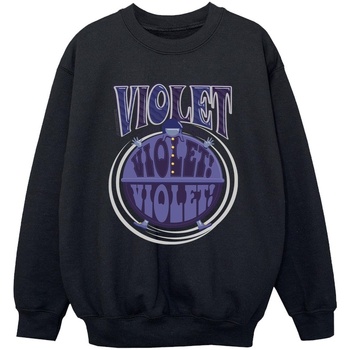 Vêtements Garçon Sweats Willy Wonka Violet Turning Violet Noir
