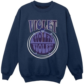 Vêtements Garçon Sweats Willy Wonka Violet Turning Violet Bleu