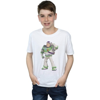 Vêtements Garçon T-shirts manches courtes Disney Toy Story Buzz Lightyear Standing Blanc