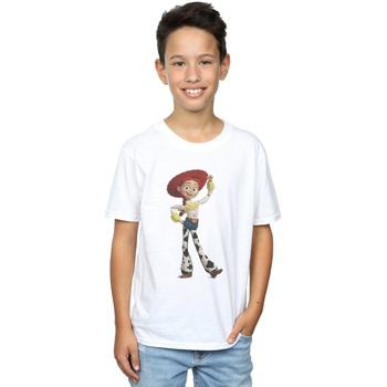Vêtements Garçon T-shirts manches courtes Disney Toy Story Jessie Pose Blanc