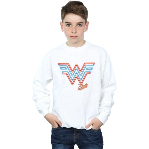 Vêtements Garçon Sweats Dc Comics Wonder Woman 84 Neon Emblem Blanc