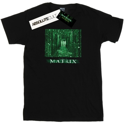 Vêtements Femme T-shirts manches longues The Matrix Digital Cube Noir