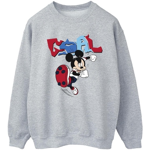 Vêtements Homme Sweats Disney Mickey Mouse Goal Striker Pose Gris