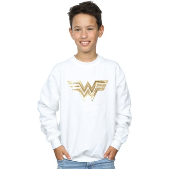 Vêtements Garçon Sweats Dc Comics Wonder Woman 84 Gold Emblem Blanc