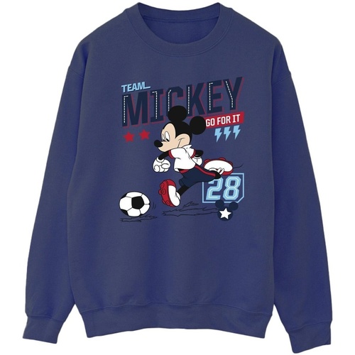 Vêtements Homme Sweats Disney Mickey Mouse Team Mickey Football Bleu