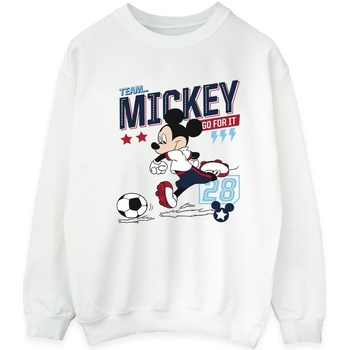 Vêtements Homme Sweats Disney Mickey Mouse Team Mickey Football Blanc