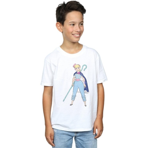 Vêtements Garçon T-shirts manches courtes Disney Toy Story 4 Bo Peep Pose Blanc