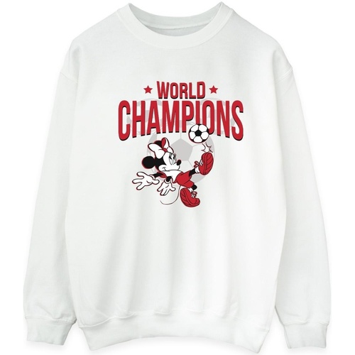 Vêtements Homme Sweats Disney Minnie Mouse World Champions Blanc