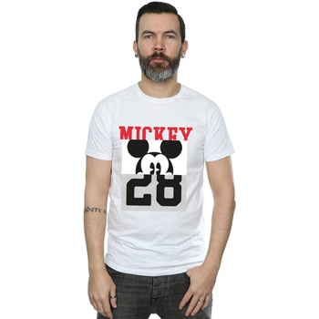 Vêtements Homme T-shirts manches longues Disney Mickey Mouse Notorious Split Blanc