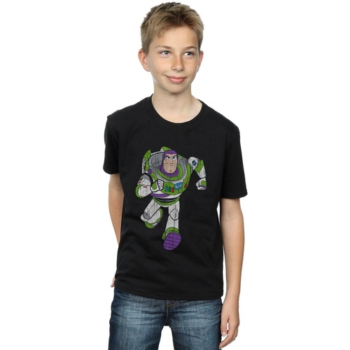Vêtements Garçon T-shirts manches courtes Disney Toy Story 4 Classic Buzz Lightyear Noir