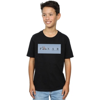 Vêtements Garçon T-shirts manches courtes Disney Toy Story 4 Duke Caboom Pixar Studios Logo Noir
