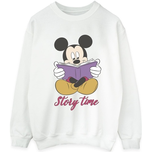 Vêtements Homme Sweats Disney Mickey Mouse Story Time Blanc